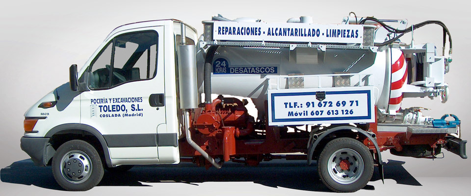 Camiones para Limpiezas y Mantenimiento Redes de Saneamiento.